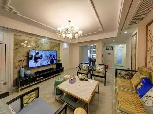 金陽(yáng)新城B棟黃總新中式風(fēng)格